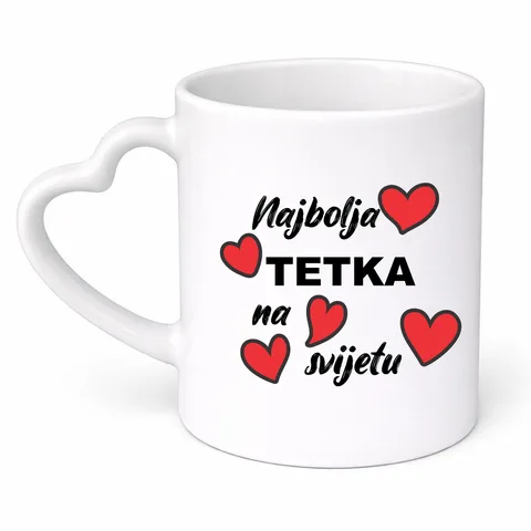 Najbolja tetka - Šolja srce