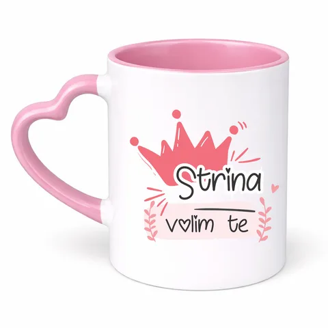 Strina volim te - Šolja Srce