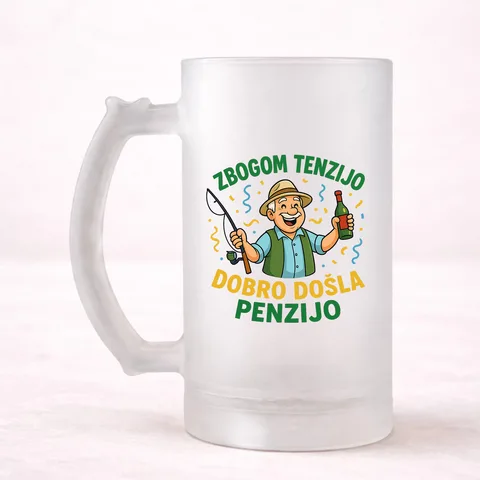 Zbogom tenzijo dobro došla penzijo 3 - Krigla – proizvod sa printom