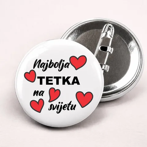 Najbolja tetka - Bedževi