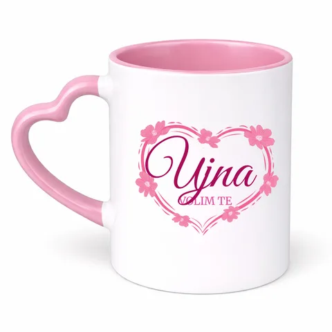Ujna volim te! - Šolja Srce – proizvod sa printom