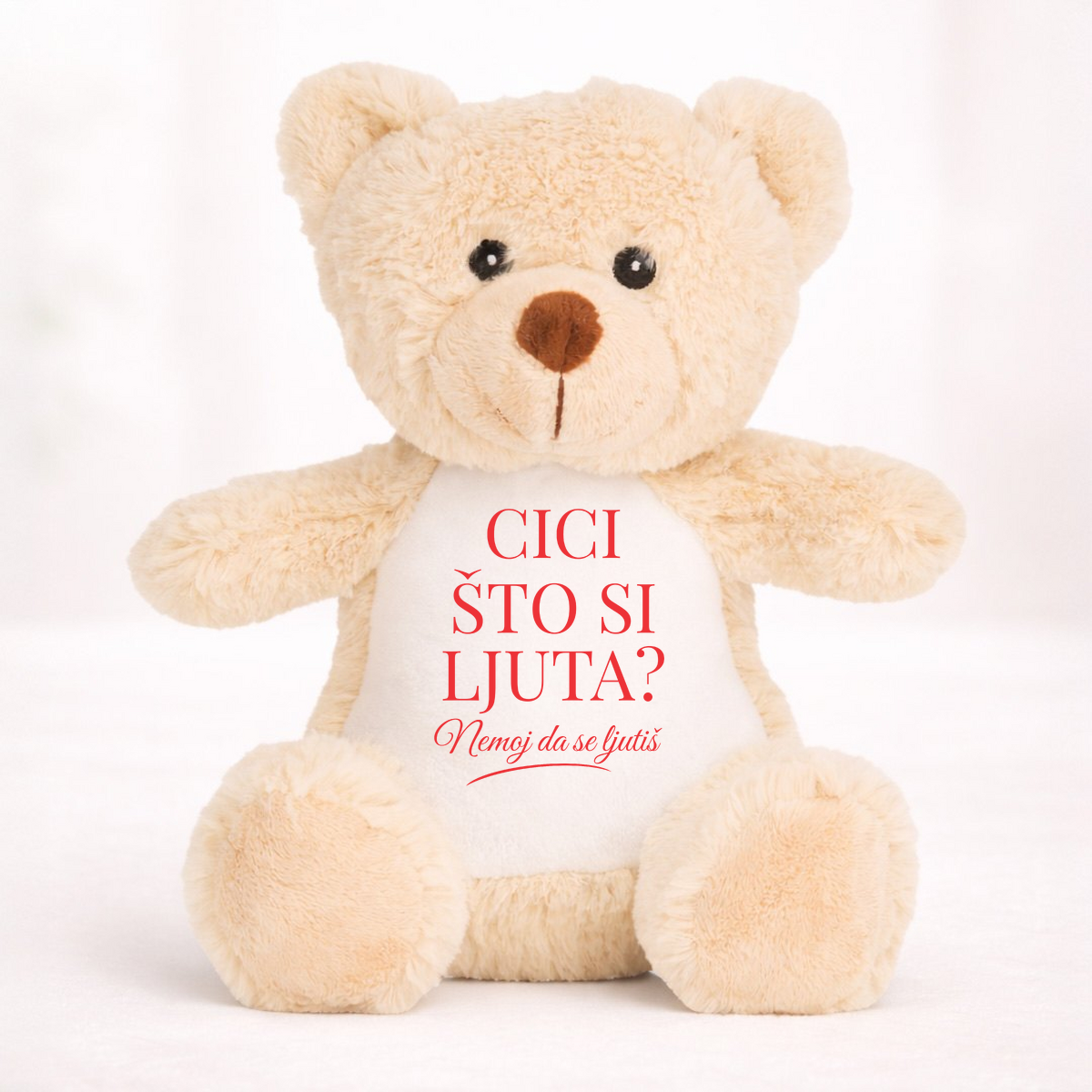 Cici što si ljuta? - Plišana igračka - Medo – prikaz izdelka