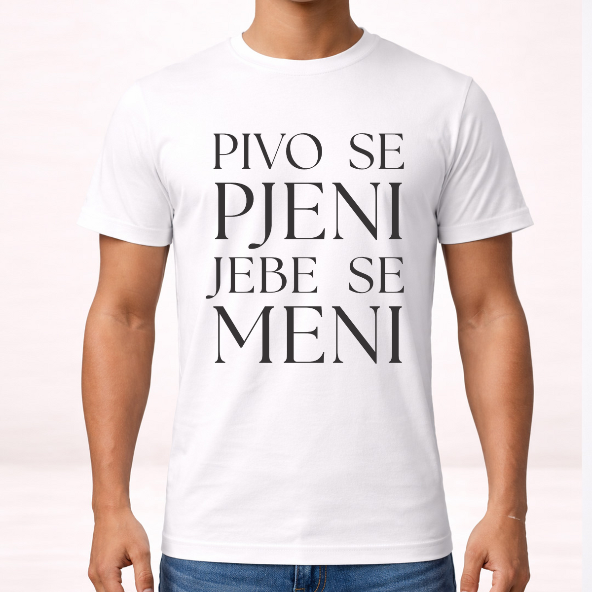 Pivo se pjeni jebe se meni - Majica – prikaz izdelka